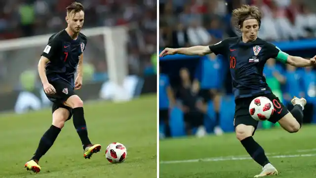 Out of the 12 goals scored by Croatia, Modric and Rakitic have scored three. 