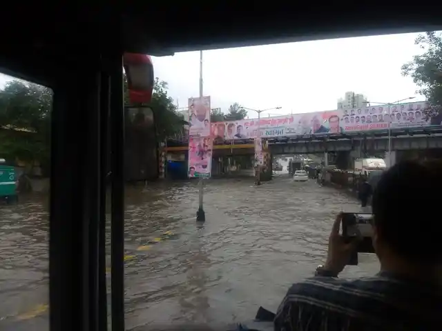 Road near Gandhi Market.