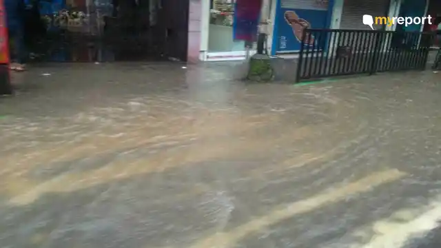 Shops were closed in Thane.