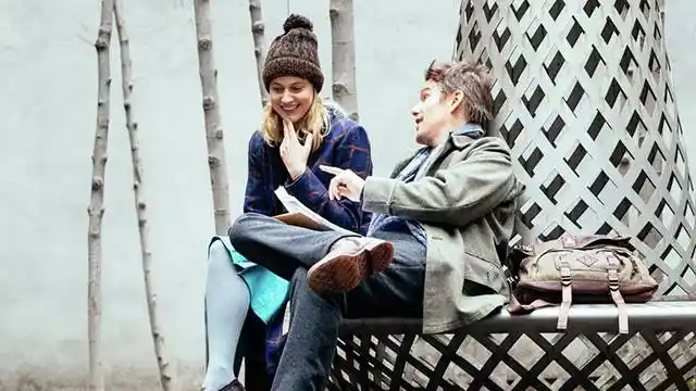 Ethan Hawke and Greta Gerwig in ‘Maggie’s Plan’.