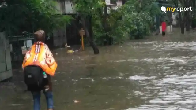 Waterlogging near Dahisar Station.