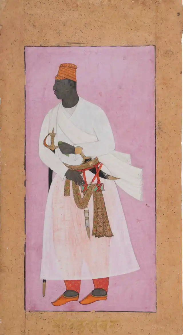 A Portrait of an African Nobleman, about AD 1605–10, Ahmadnagar, Deccan, India