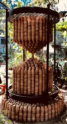 Installation "Time Machine" by artist Manav Gupta