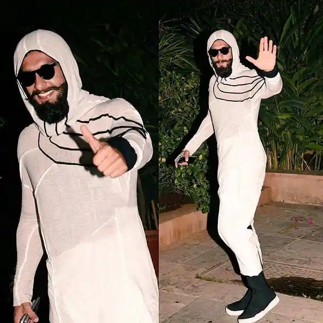 Ranveer Singh at Shahid Kapoor’s party.