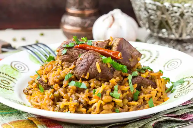 Plov forms a part of the main course in Russia and is an old traditional dish.
