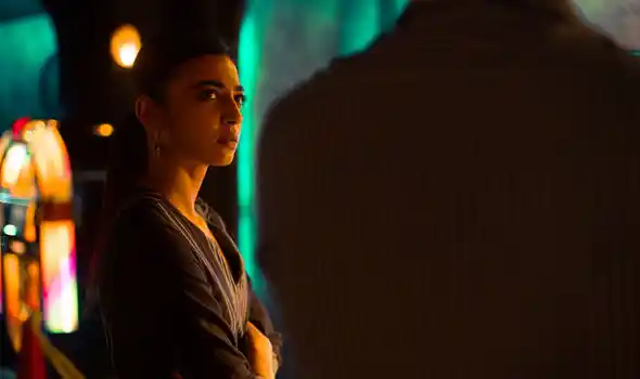 Radhika Apte as Anjali Mathur in <i>Sacred Games</i>.