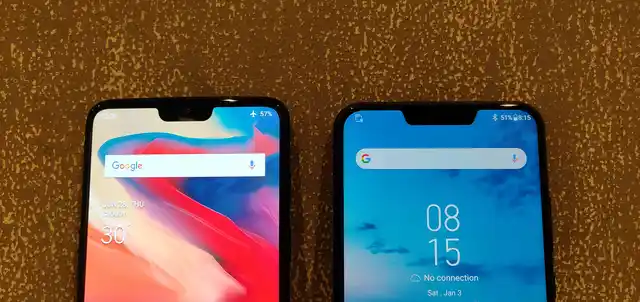 The Zenfone 5z has a longer notch! Spot it.