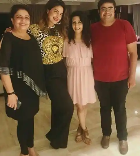 PeeCee spends time with her family in Mumbai.