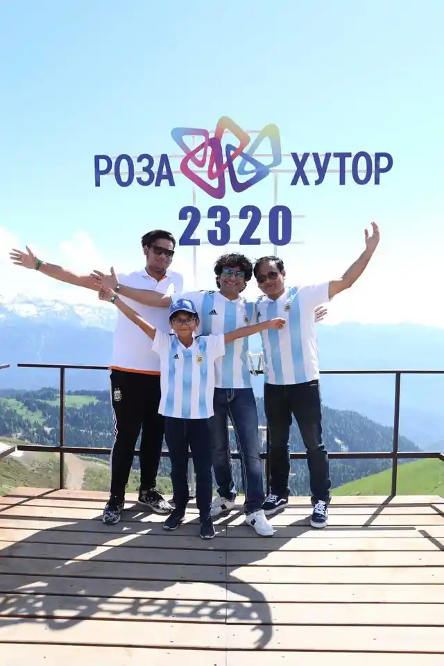 We were supporting Argentina. 