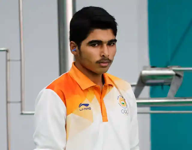 Indian shooter Saurabh Chaudhary bagged the Gold medal in the 10m air pistol event at the 18th Asian Games in Palembang, Indonesia, Tuesday, Aug. 21, 2018. 