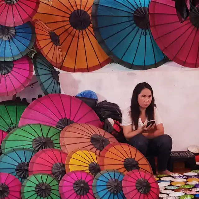 The evening market has a busy vibe without being overcrowded.