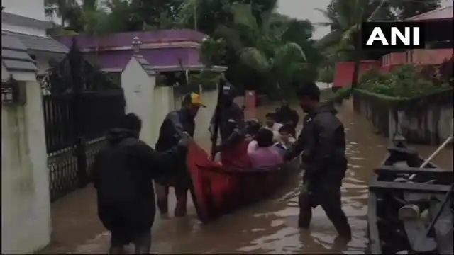 The rescue mission was also conducted in Kochi’s Muppathadam.