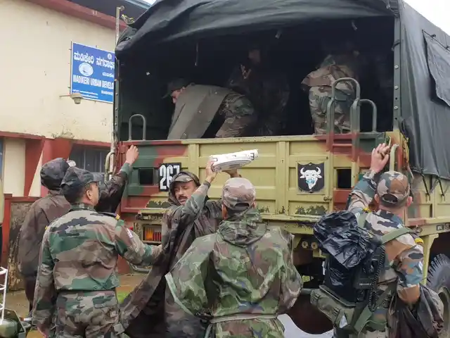 Rescue operations in full flow in Karnataka’s Kodagu. 
