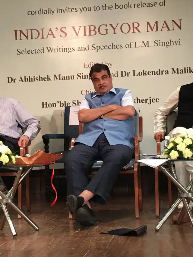 Union Minister Nitin Gadkari at the event.