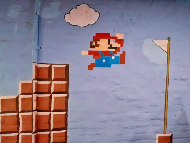 Mario’s quest to get his princess.