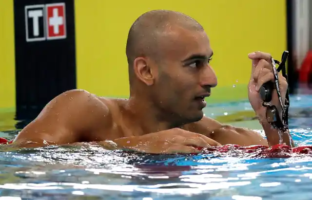Virdhawal Khade finished fourth in the men’s 50m freestyle final.