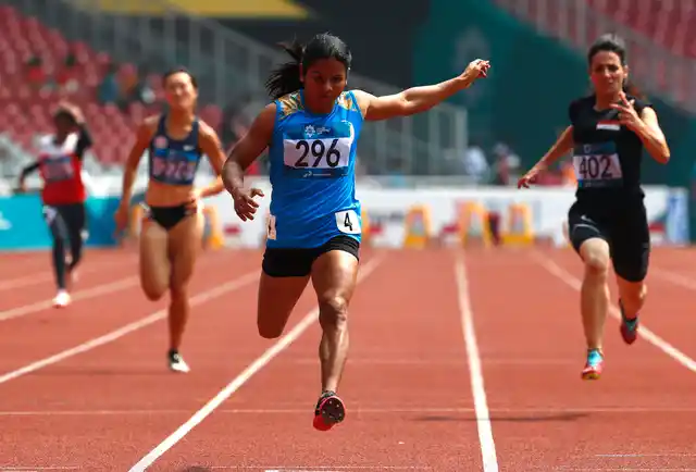 Dutee Chand qualified for the 200m final with the best timing among the finalists.