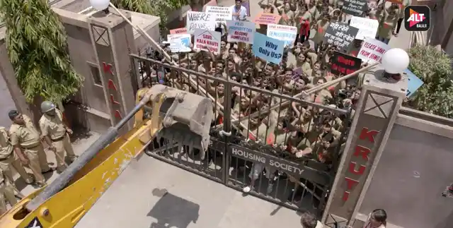 The Kala Kruti society is about to be demolished. 