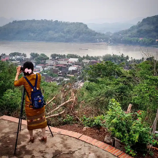Phou Si Mountain.