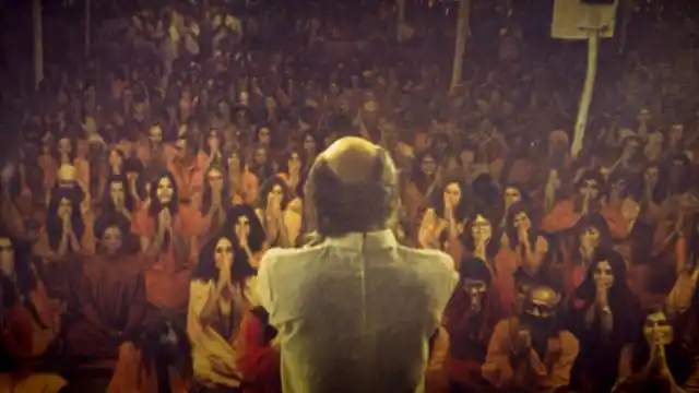 A still from <i>Wild Wild Country. </i>
