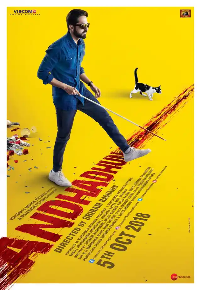 At PVR, Elante Mall, Chandigarh, my father and I were watching the 3.10 show of Andhadhun.