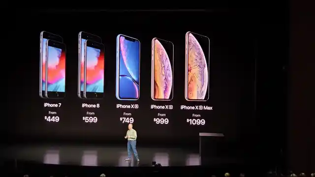 Here’s what the new iPhones and the older one cost later this year. 