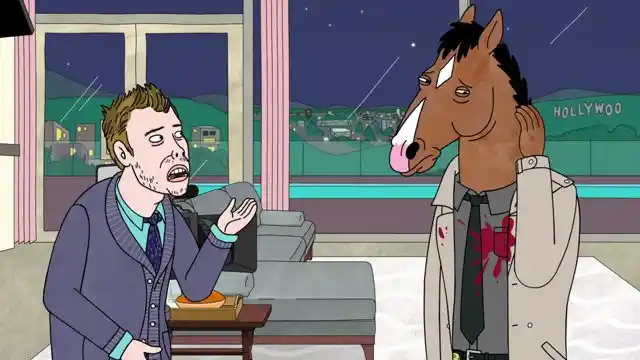 A still from <i>Bojack Horseman</i> Season 5.