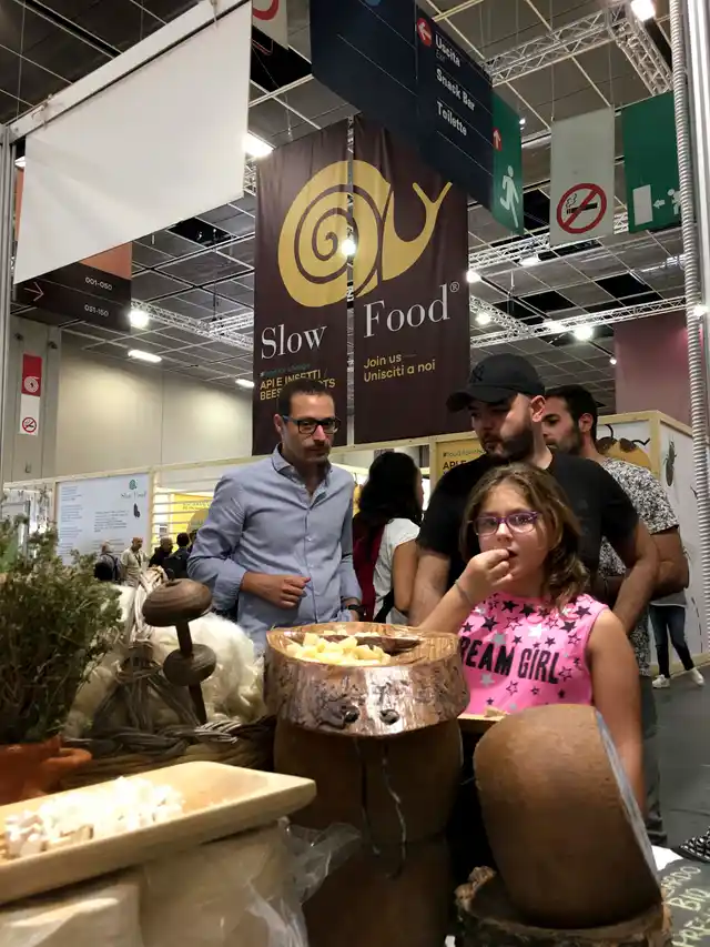 The Slow Food Festival in Turin, Italy.