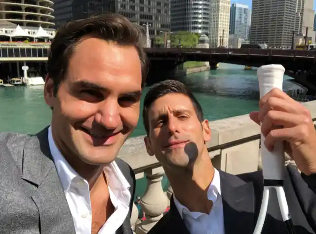 Roger Federer and Novak Djokovic have played against each other 46 times.
