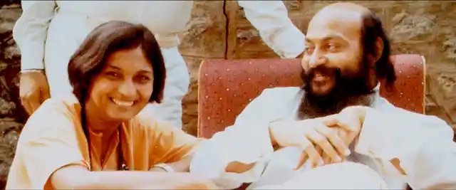 A still from <i>Wild Wild Country.</i>