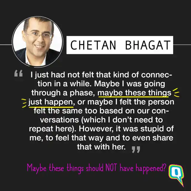 Our take on Chetan Bhagat’s statement on MeToo allegations against him.