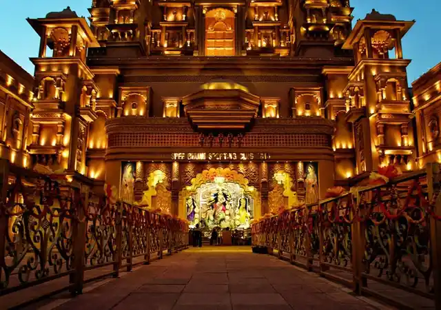 The theme of this pandal was movie the ‘Padmaavat’.