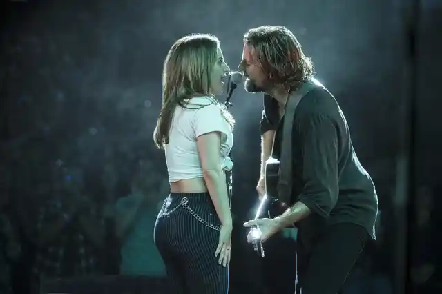 Bradley Cooper and Lady Gaga in <i>A Star Is Born</i>.