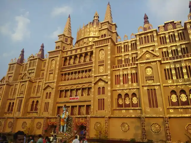 The Bomikhal Puja Mandap
