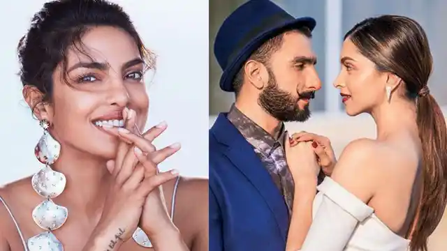 Priyanka Chopra is happy for Ranveer Singh and Deepika Padukone. 