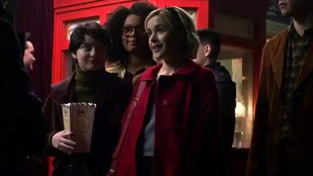 Sabrina with friends Rosalind and Susie.