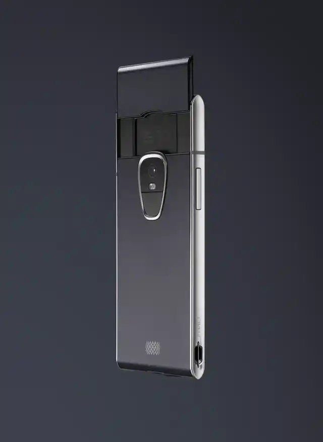 The cryptocurrency wallet is a secondary screen that slides out back.