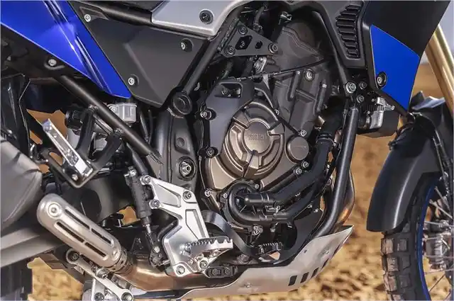 The Yamaha Tenere comes with a 689cc parallel-twin engine.