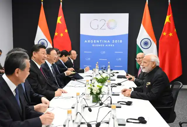 Prime Minister Narendra Modi with Chinese President Xi Jinping. 