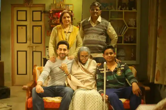 In the refreshingly quirky film, Nakul stops talking to his parents – both well over 50 – for having conceived a baby.