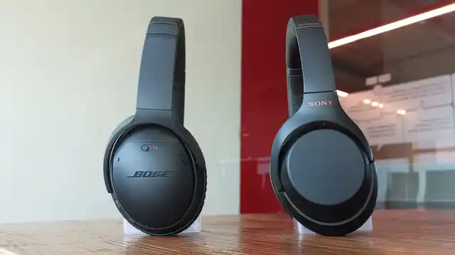 Both Sony and Bose offer NFC connectivity with their headphones.