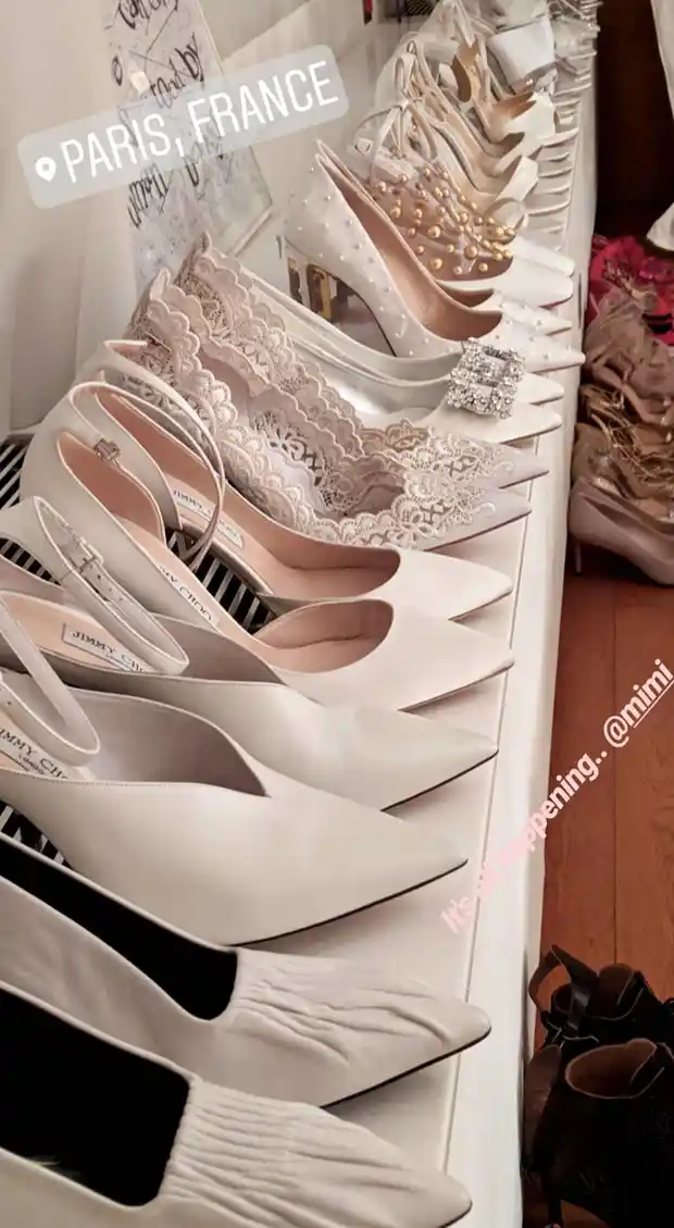 Priyanka’s Instagram story shows her shopping in Paris