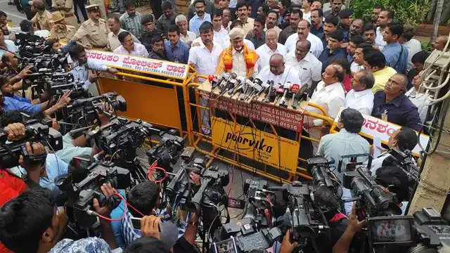 When asked about the role of the Congress party in the grand opposition alliance, Gowda said the country is paramount, not the individual.