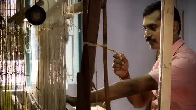 Demand for handloom sarees is decreasing as those woven on power looms are cheaper.