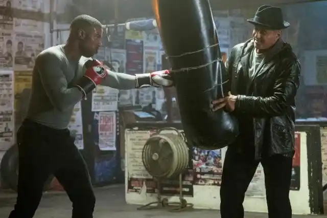Adonis Creed (Michael B Jordan) trains for his big fight.