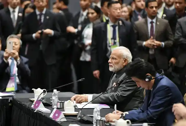 Prime Minister Narendra Modi in Singapore on Thursday.