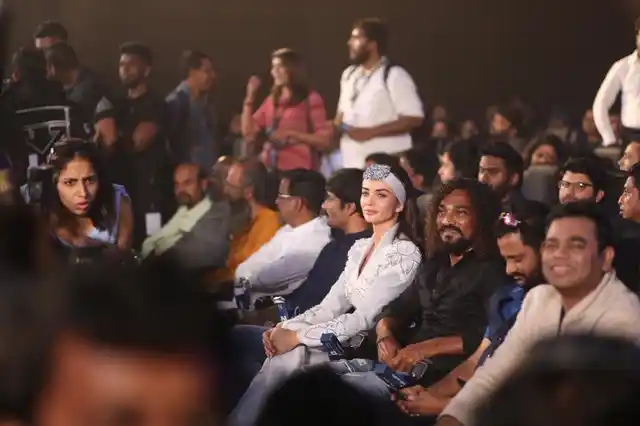 Amy Jackson at the launch. 