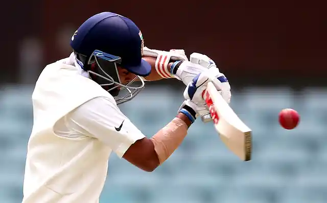 Prithvi Shaw in action on Day 2 of India’s warm-up game against Cricket Australia XI at Sydney.