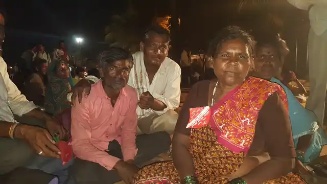 Gayabai Ingale with her family at Sion.
