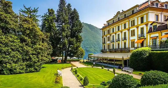 The Villa d’Este is a popular hotel that dates back to the 16th century.